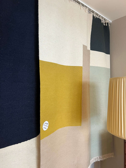 Ferm Living Kelim Teppich Squares und Merge im Sale