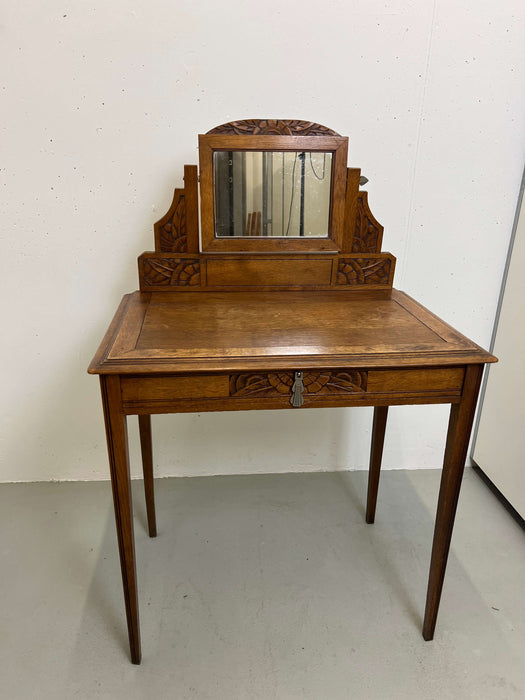 Vintage Art Nouveau dressing table solid wood