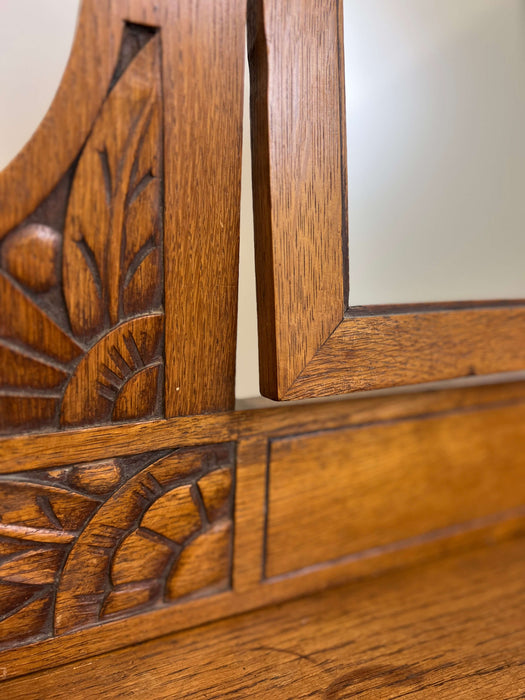 Vintage Art Nouveau dressing table solid wood