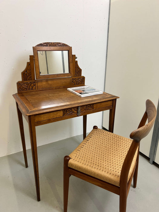 Vintage Art Nouveau dressing table solid wood