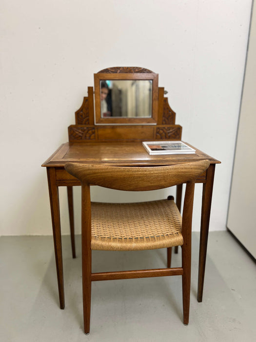 Vintage Art Nouveau dressing table solid wood