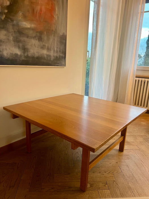 Vintage Couchtisch Club Tisch Hans J. Wegner für Andreas Tuck 1960 Eiche