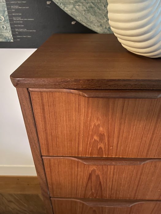 Vintage teak dresser 60s