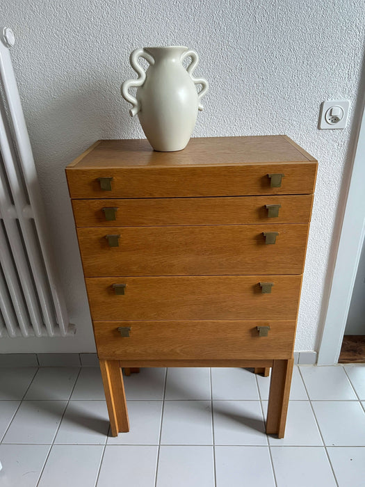 Vintage chest of drawers Børge Mogensen by Karl Andersson Sweden 60s oak