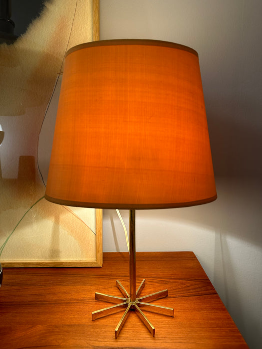 Vintage table lamp with star base