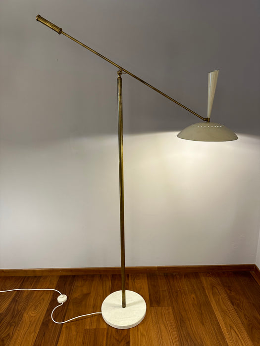 Vintage floor lamp Stilux Milan Italy 50s