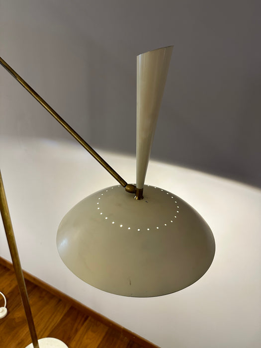 Vintage floor lamp Stilux Milan Italy 50s