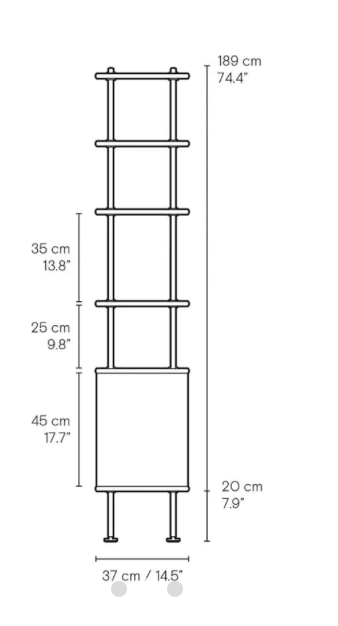 Carl Hansen &amp; Søn Modular Shelving System BM0253 Shelving System