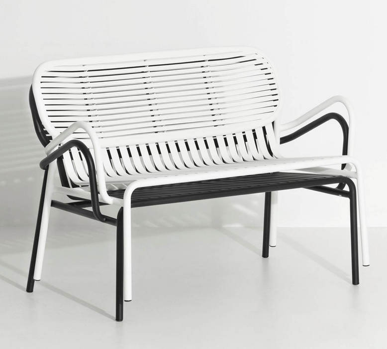 WEEKEND garden bench WITH armrest by Petite Friture 