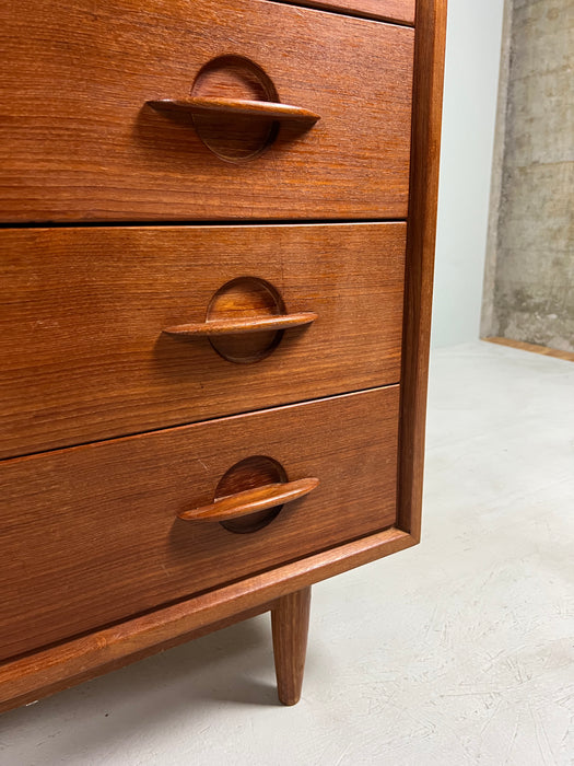 Vintage Teak Chest of Drawers Swiss Teak Rarity 60s